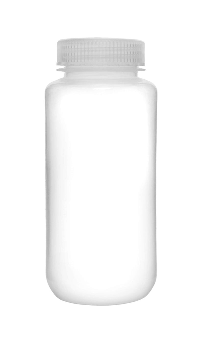 EISCO Reagent Bottle, 500ml - Wide Mouth with Screw Cap - Polypropylene - Translucent - Image 1